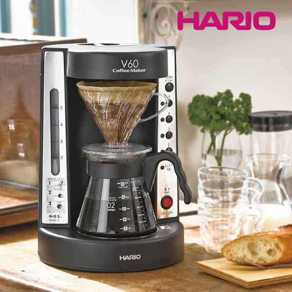 【HARIO】V60咖啡王2-5杯份咖啡機(EVCM-5B-TG)