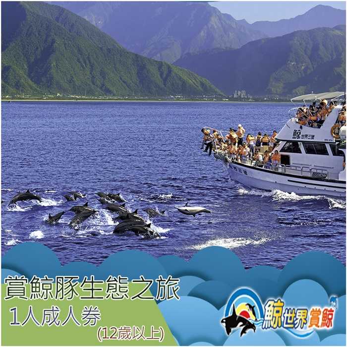 【花蓮】鯨世界-賞鯨豚生態之旅 - 大人券