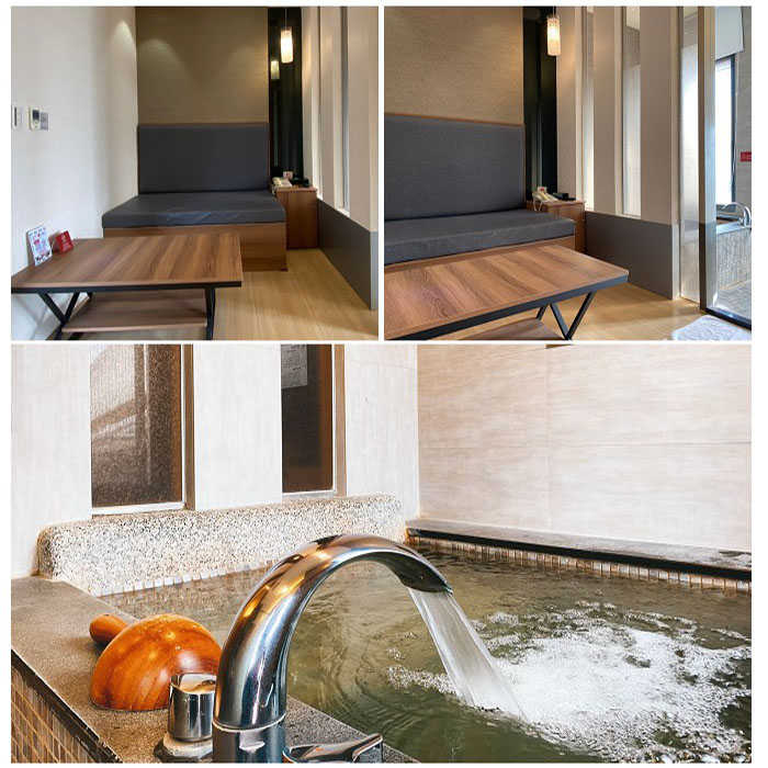 【台中】日光溫泉會館-120分鐘 , 雙人(蜜月湯屋) 臥榻+湯池