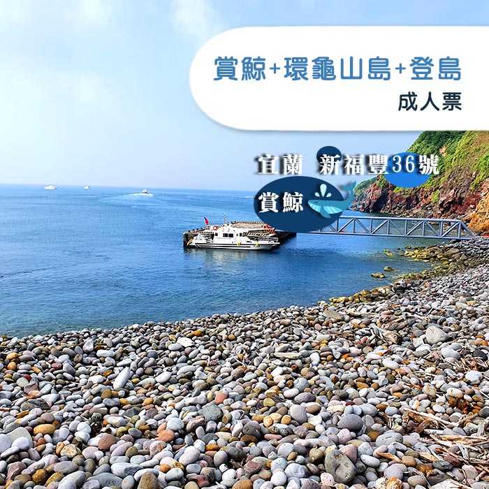 【宜蘭 - 烏石港】新福豐36號賞鯨+環龜山島+登島 - 成人票