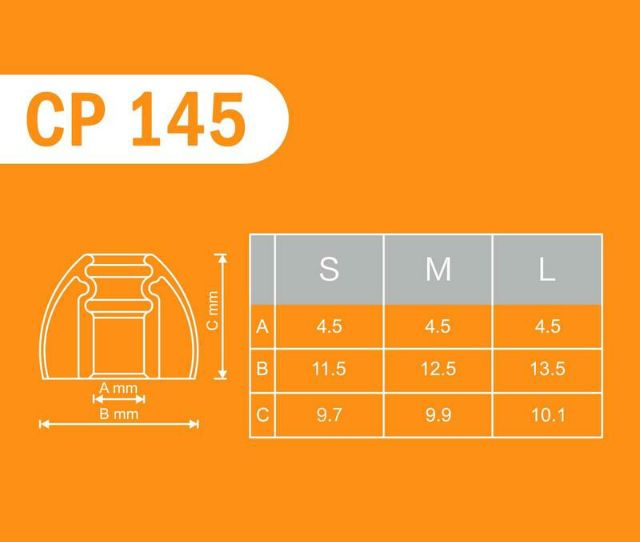 火速出貨 CP-145 單對入 (原廠包裝) SpinFit CP145 會動的耳塞 專利矽膠耳塞 人聲突出 感情豐富 CP-145-L (藍)