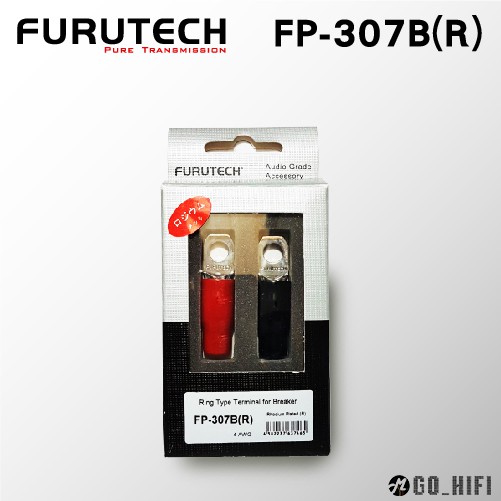 FURUTECH FP-307B(R) 鍍銠NFB專用鍍銠接頭 O環接頭(4入)