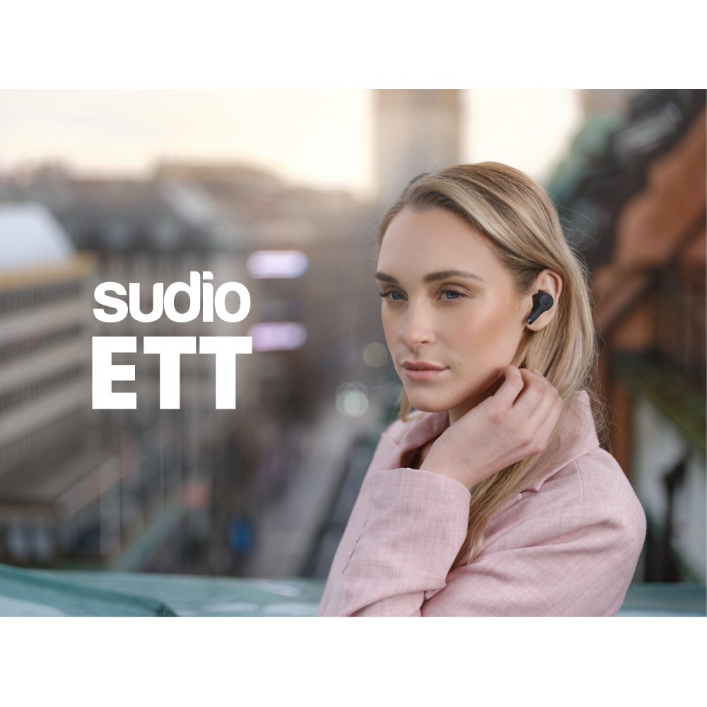 現貨免運 Sudio ETT 真無線抗噪藍牙耳機 【送原廠無線充電板】台灣保固 | 強棒創意音響 白色