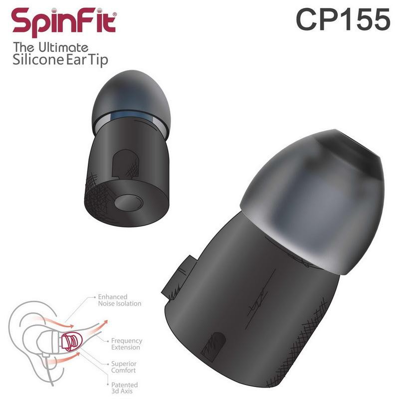 火速出貨 CP-155 單對入 (原廠包裝) SpinFit CP155 會動的耳塞 專利矽膠耳塞 CP-155-M號 (紅)
