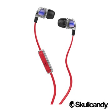 現貨 美國Skullcandy 超重低音耳機 骷髏糖 SB2 入耳式耳機 (公司貨) 黑+紅