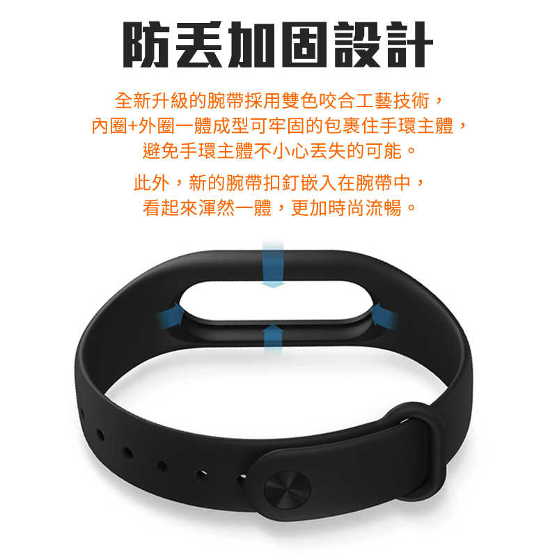 【MK馬克】小米手環3 矽膠彩色腕帶 單色替換錶帶 智能手環 藍芽手環 運動腕帶 送螢幕保護膜 錶膜