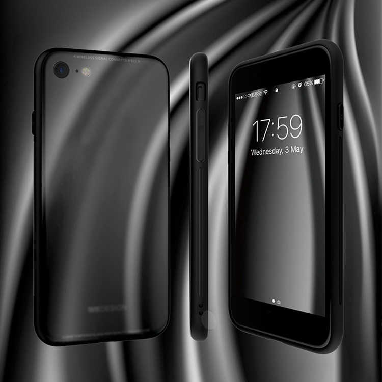 【MK馬克】Apple iPhone X Xs (5.8吋) 馬卡龍玻璃保護殼 彩色鋼化玻璃手機殼