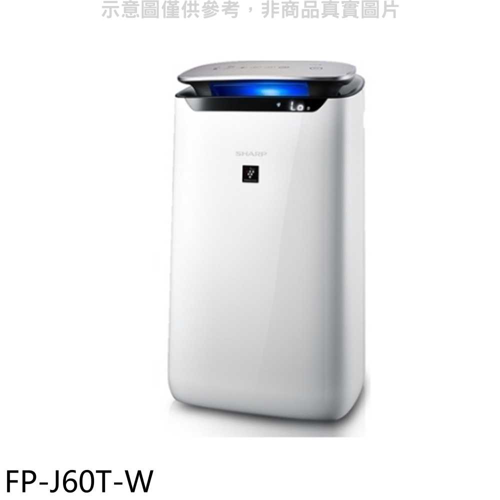 《滿萬折1000》SHARP夏普【FP-J60T-W】15坪空氣清淨機