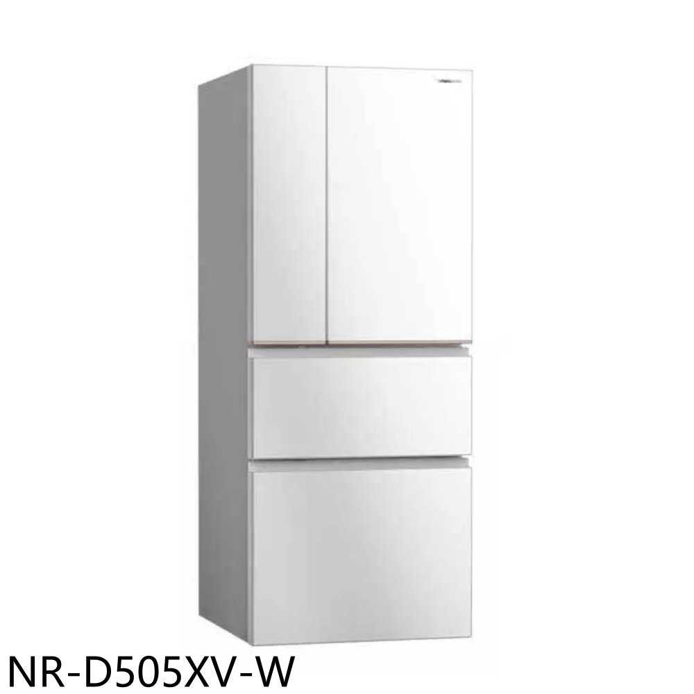 《滿萬折1000》Panasonic國際牌【NR-D505XV-W】500公升四門變頻雪霧白冰箱(含標準安裝)