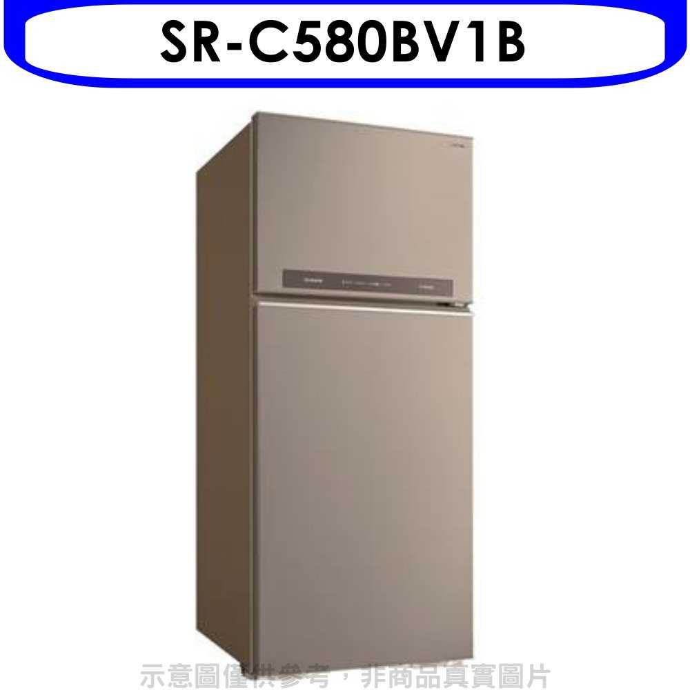 《可議價》SANLUX台灣三洋【SR-C580BV1B】580公升雙門變頻冰箱