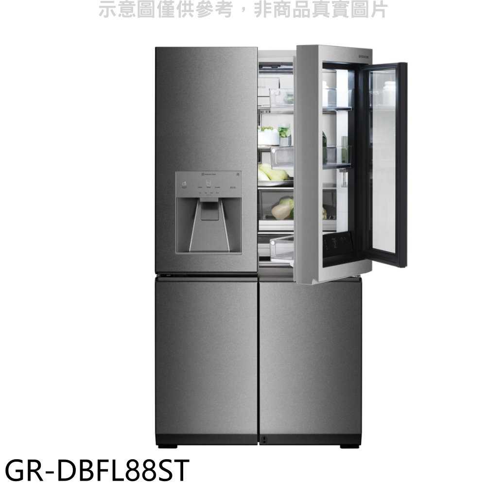 《滿萬折1000》LG樂金【GR-DBFL88ST】851公升敲敲看自動製冰門外冰箱(含標準安裝)(7-11 700元)