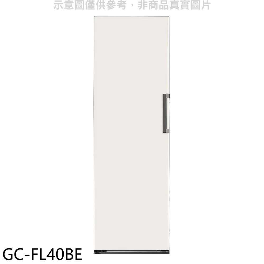 《滿萬折1000》LG樂金【GC-FL40BE】324公升變頻直立式冷凍櫃(含標準安裝)