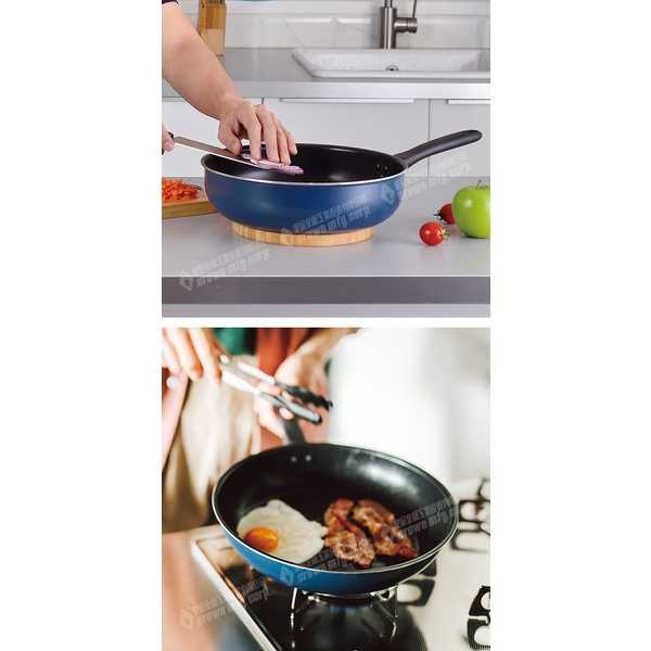 《滿萬折1000》膳魔師【KFD-024】24公分羽量輕手不沾鍋平底鍋
