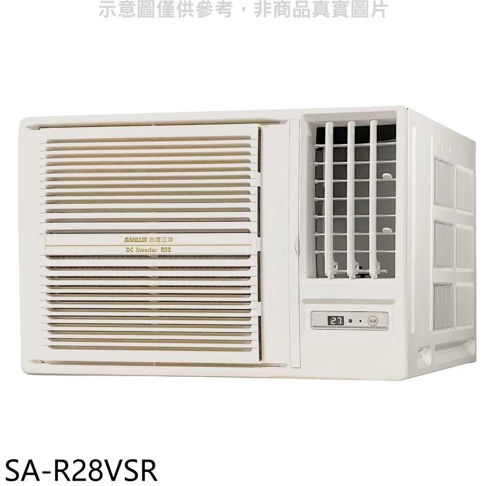 《滿萬折1000》SANLUX台灣三洋【SA-R28VSR】R32變頻右吹窗型冷氣(含標準安裝)