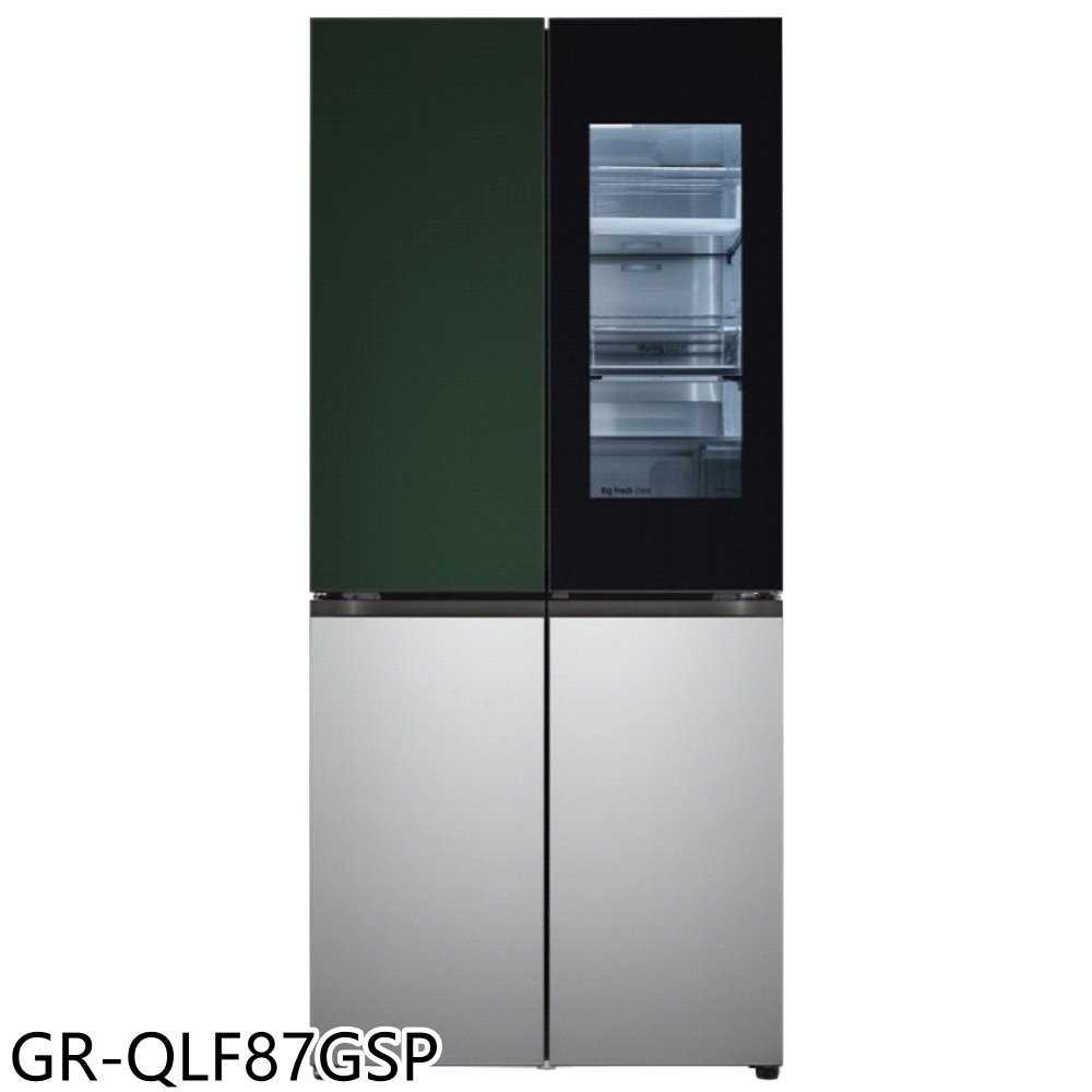 《滿萬折1000》LG樂金【GR-QLF87GSP】860公升敲敲門可更換門片冰箱(含標準安裝)