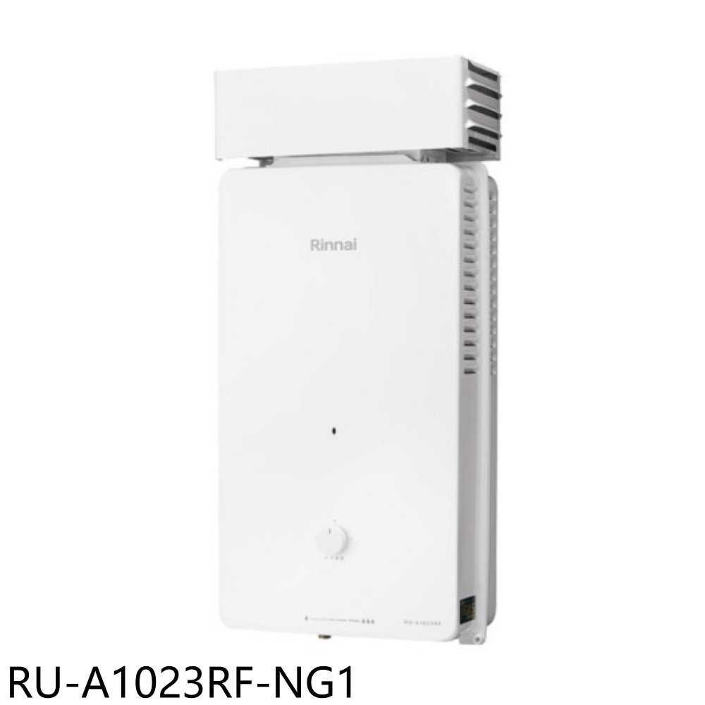 《滿萬折1000》林內【RU-A1023RF-NG1】10公升屋外型抗風型熱水器(全省安裝)