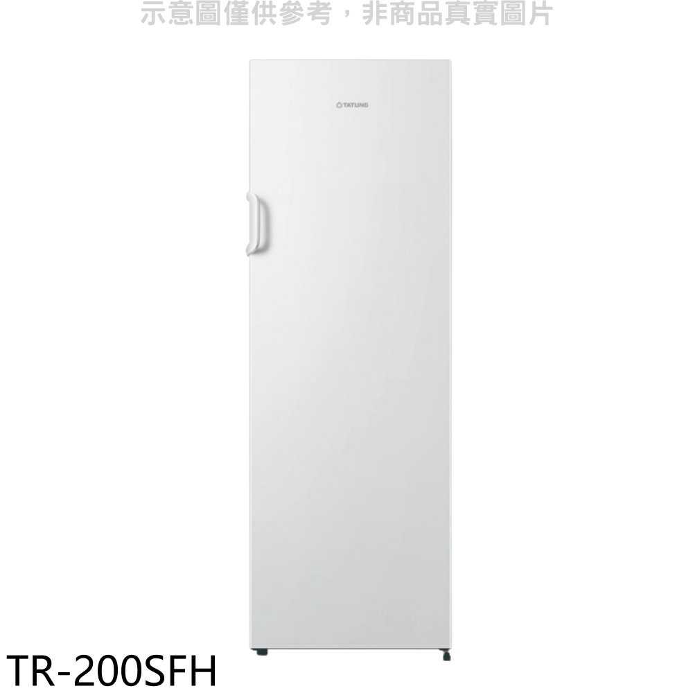 《滿萬折1000》大同【TR-200SFH】203公升直立式冷凍櫃