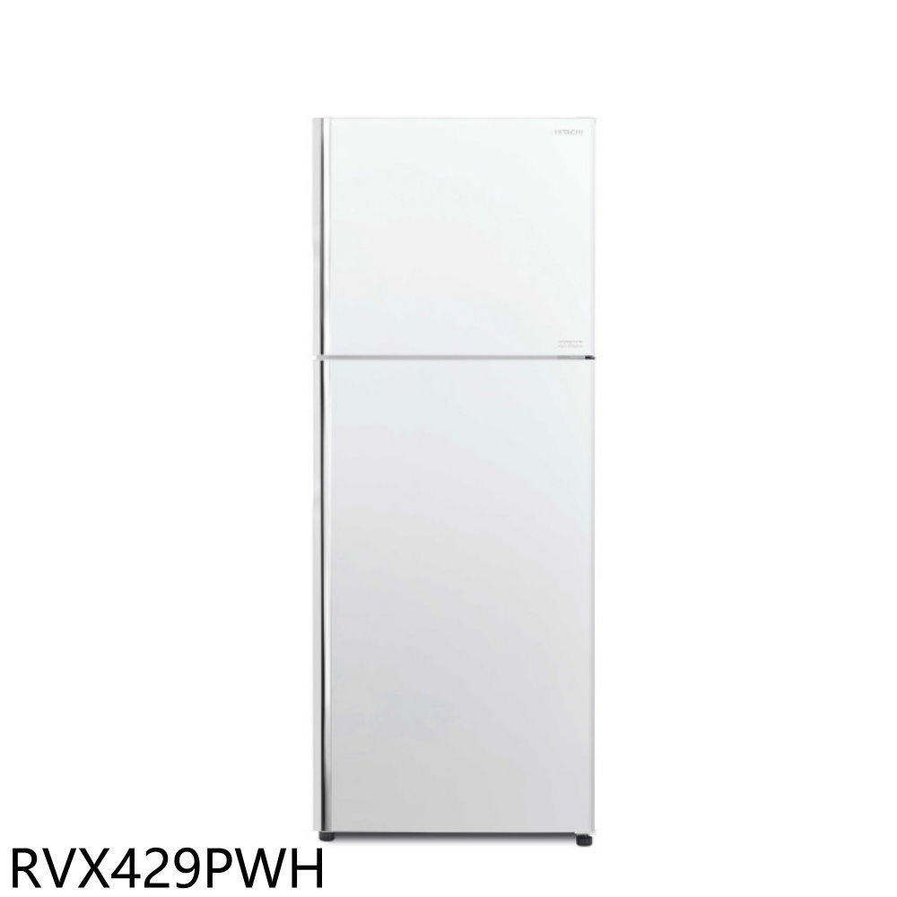 《滿萬折1000》日立家電【RVX429PWH】417公升雙門(與RVX429同款)冰箱(含標準安裝)