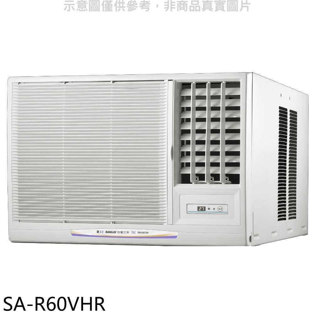 《滿萬折1000》SANLUX台灣三洋【SA-R60VHR】R32變頻冷暖右吹窗型冷氣(含標準安裝)