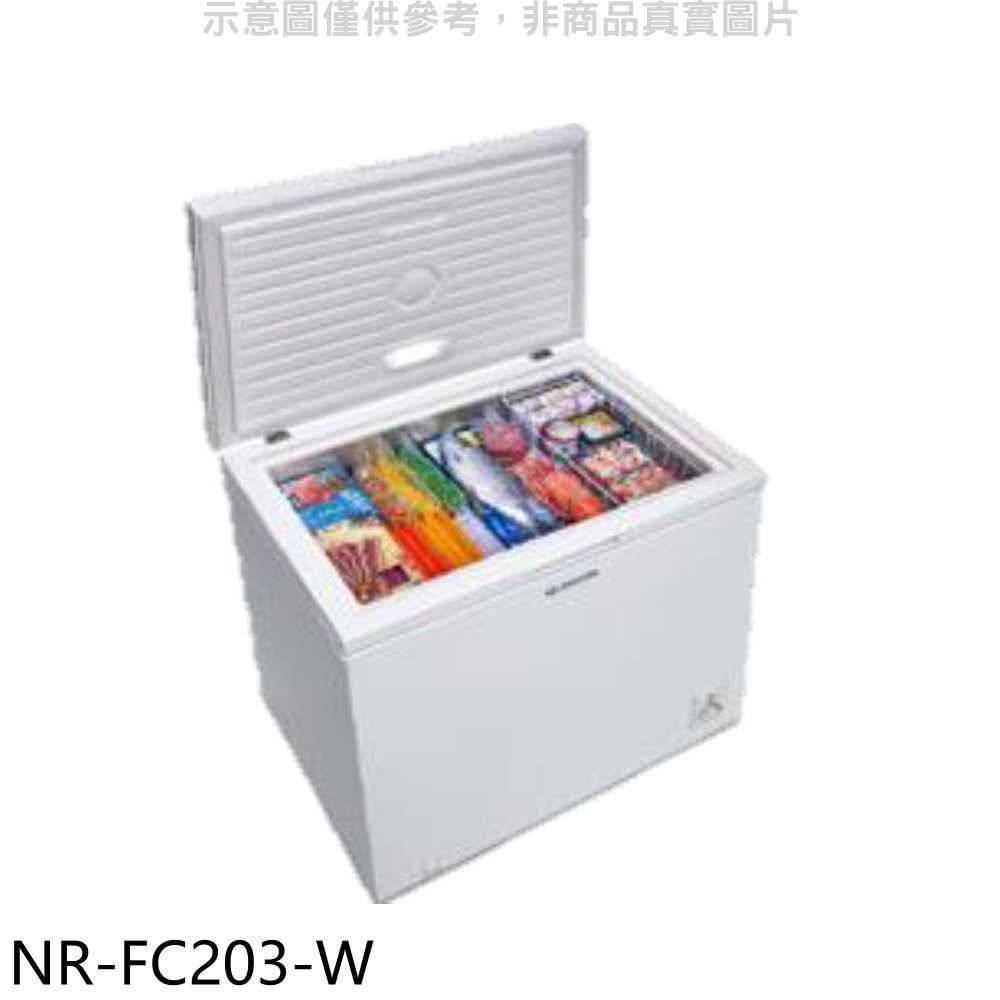 《滿萬折1000》Panasonic國際牌【NR-FC203-W】200公升臥式冷凍櫃(含標準安裝)