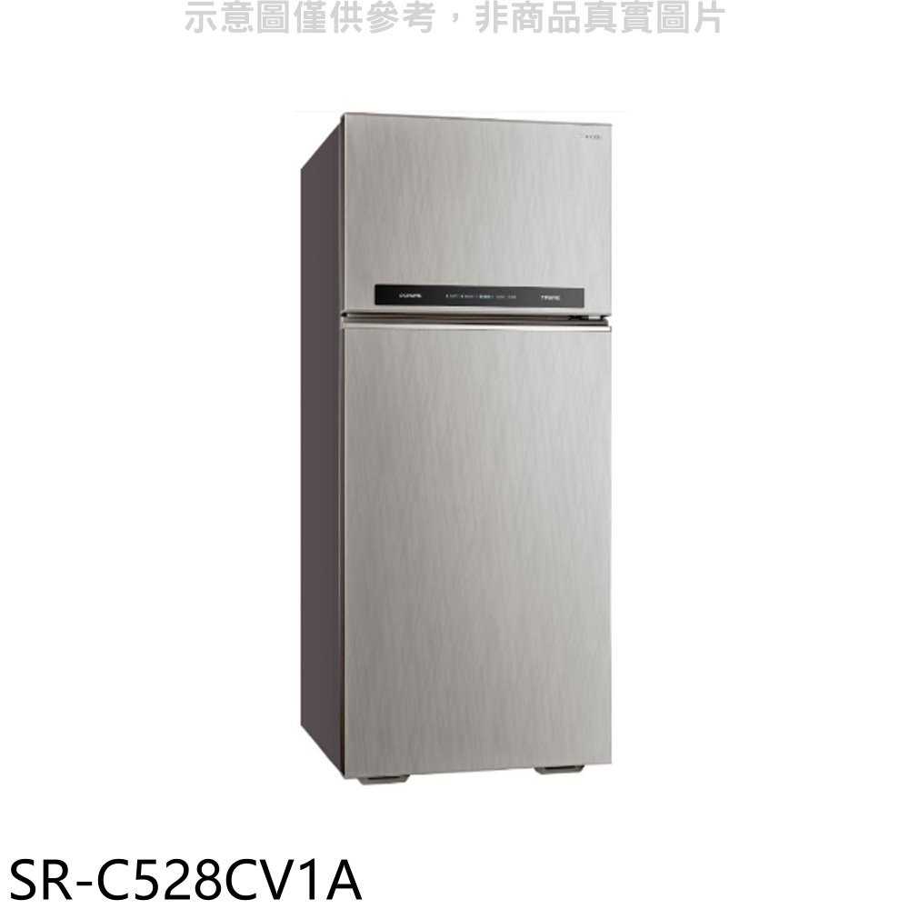 《滿萬折1000》三洋【SR-C528CV1A】528公升三門變頻冰箱