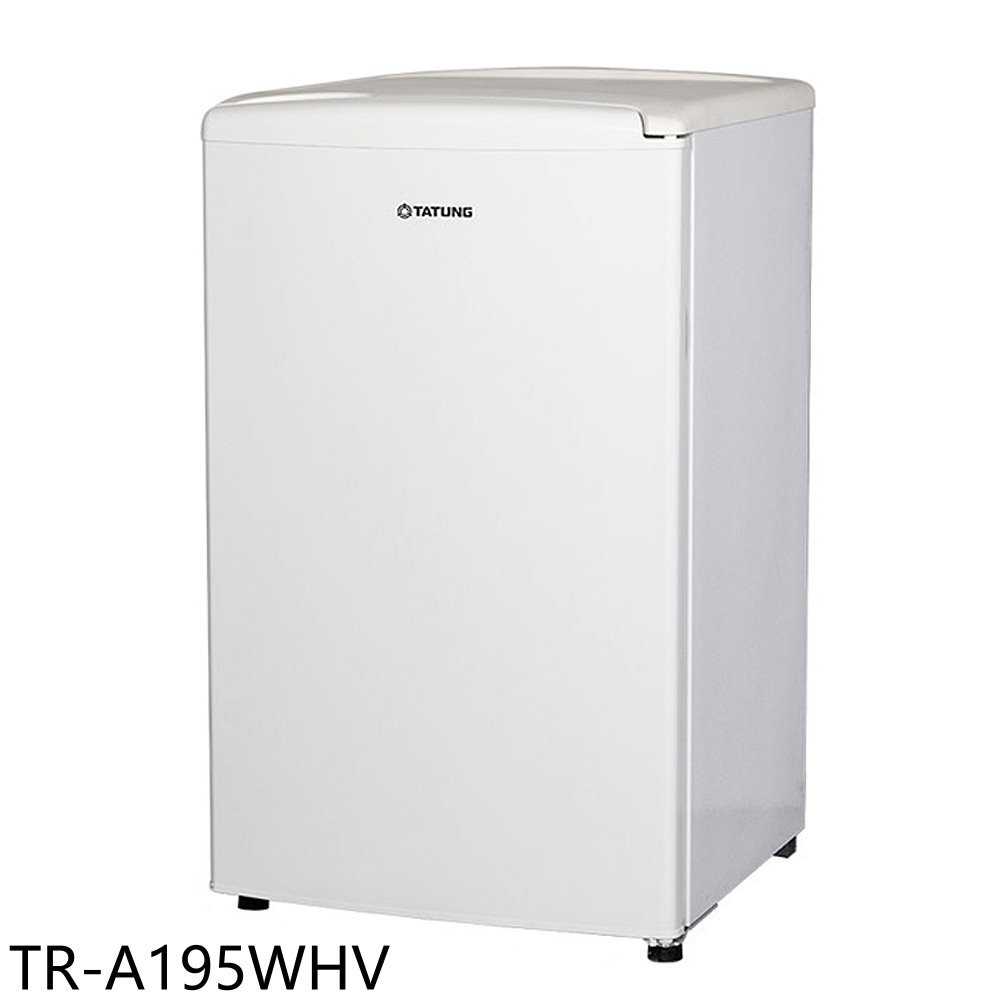 《滿萬折1000》大同【TR-A195WHV】95公升單門白色冰箱(含標準安裝)