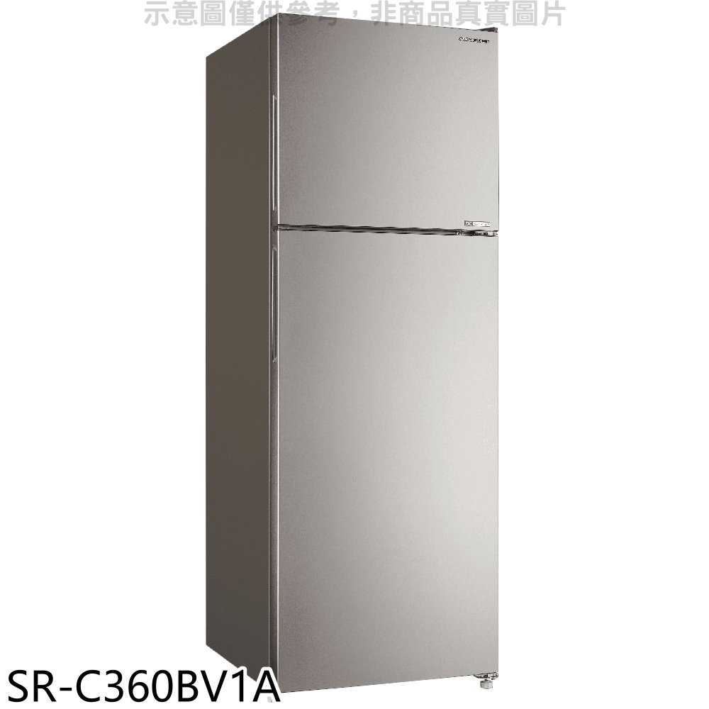 《滿萬折1000》SANLUX臺灣三洋【SR-C360BV1A】360公升雙門變頻冰箱(含標準安裝)