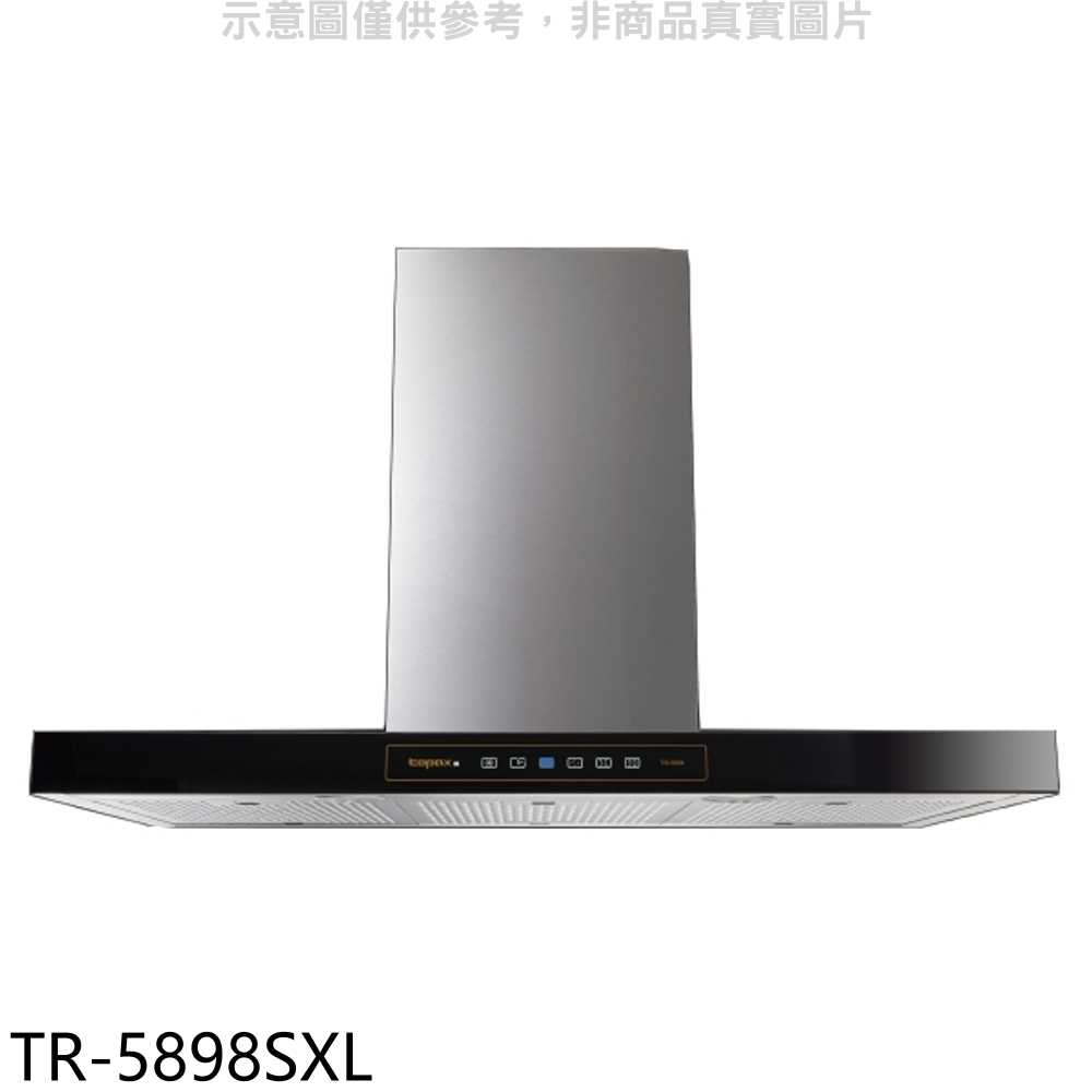 《滿萬折1000》莊頭北【TR-5898SXL】90公分觸控面板倒T型排油煙機(全省安裝)