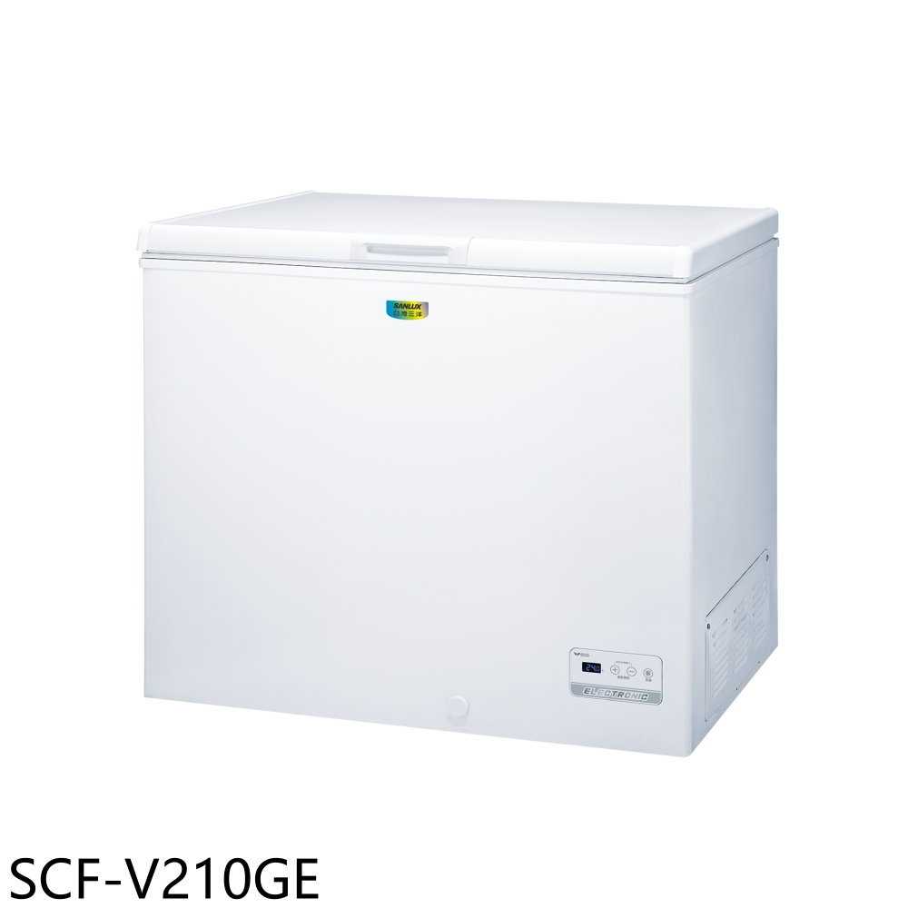 《滿萬折1000》SANLUX臺灣三洋【SCF-V210GE】208公升變頻冷凍櫃(含標準安裝)