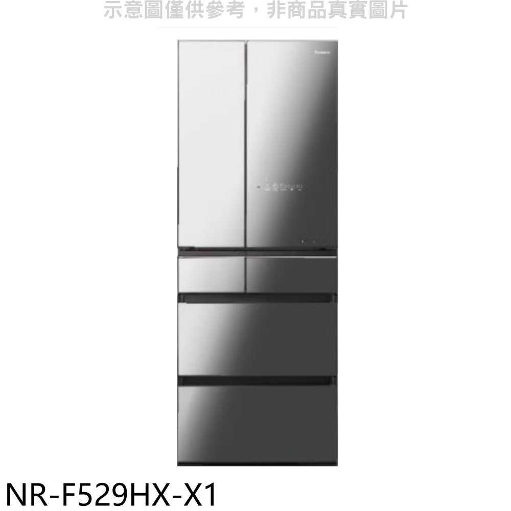 《滿萬折1000》Panasonic國際牌【NR-F529HX-X1】520公升六門變頻鑽石黑冰箱(含標準安裝)