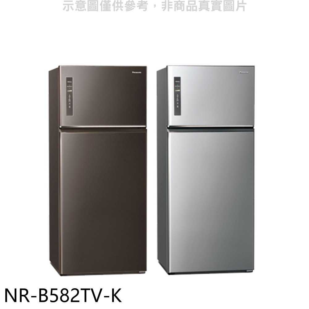 《滿萬折1000》Panasonic國際牌【NR-B582TV-K】580公升雙門變頻冰箱