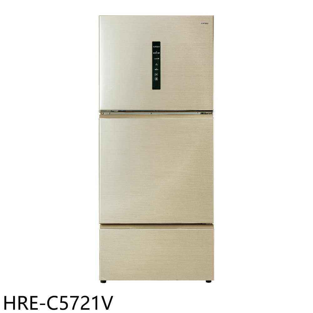 《滿萬折1000》禾聯【HRE-C5721V】578公升三門變頻冰箱(含標準安裝)(7-11商品卡800元)