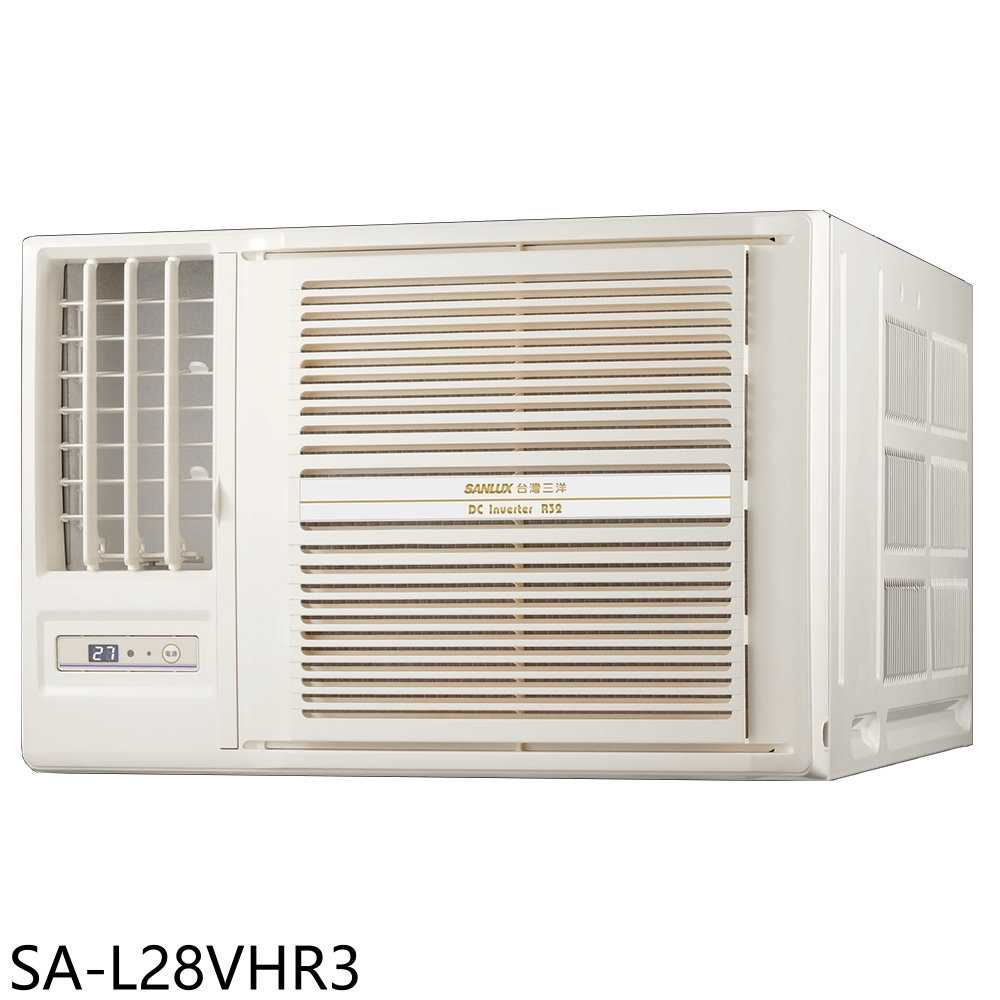 《滿萬折1000》SANLUX臺灣三洋【SA-L28VHR3】R32變頻冷暖左吹窗型冷氣(含標準安裝)