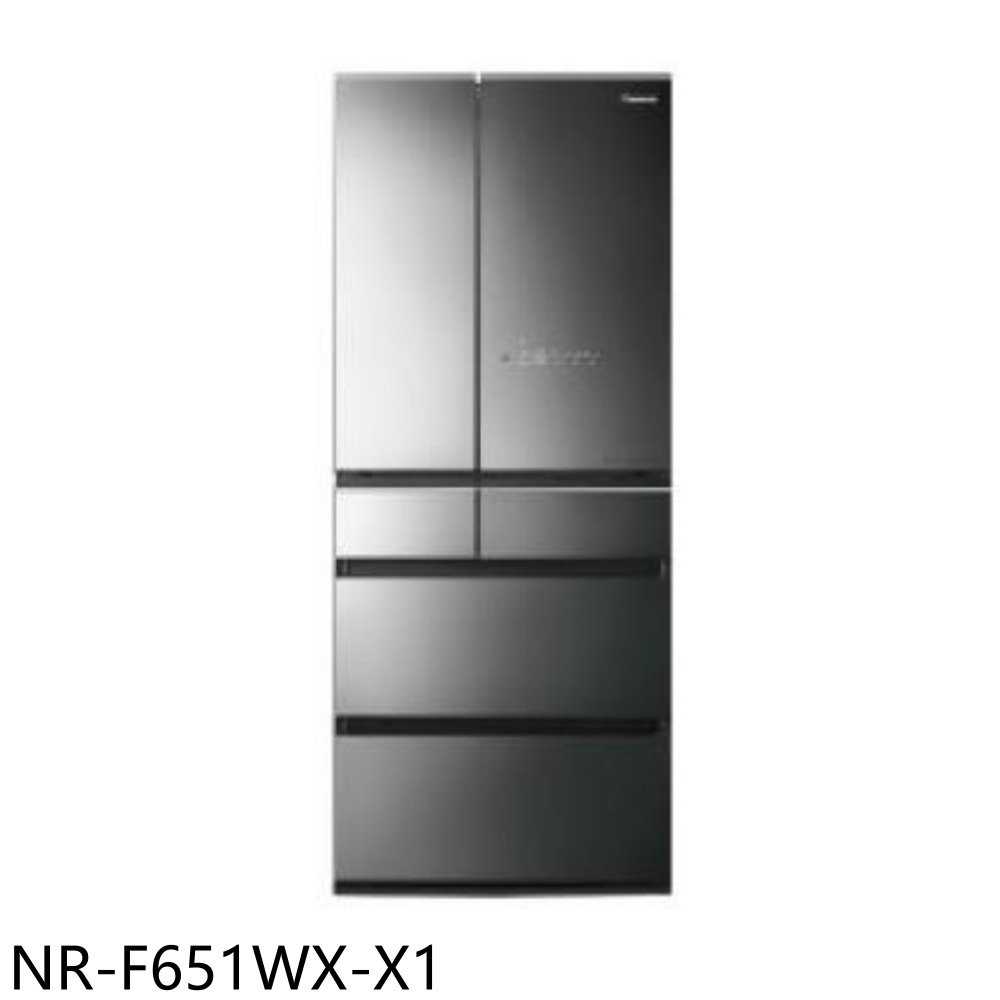 《滿萬折1000》Panasonic國際牌【NR-F651WX-X1】650公升六門變頻鑽石黑冰箱(含標準安裝)