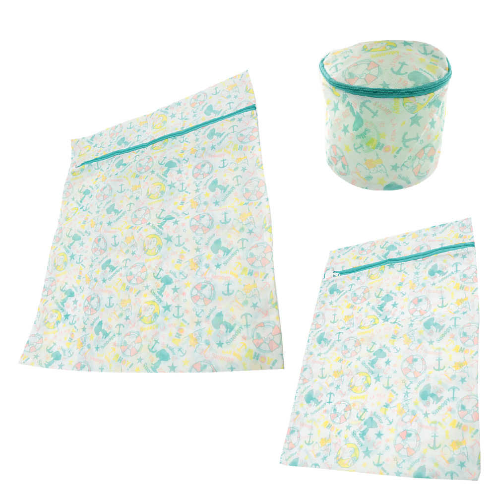 SNOOPY史努比 船長度假風洗衣網袋 洗衣袋 內衣袋 3種尺寸任選