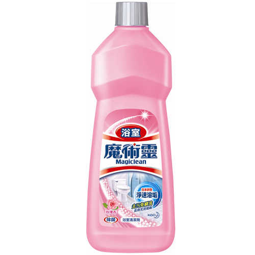 花王 魔術靈 浴室 清潔劑(經濟瓶)-玫瑰香 500ml (12入)/箱
