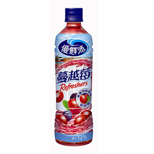 優鮮沛蔓越莓綜合果汁飲料500ml