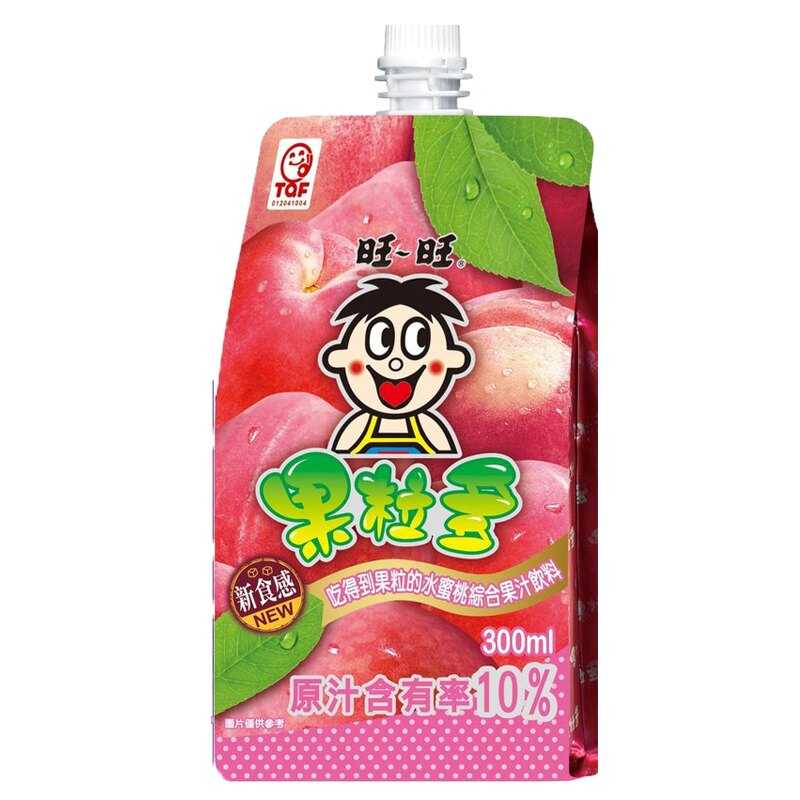 旺旺果粒多水蜜桃綜合果汁飲料300ml