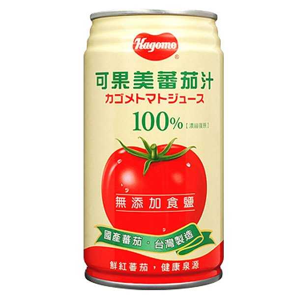 可果美無鹽蕃茄汁340ml(24入)/箱【康鄰超市】
