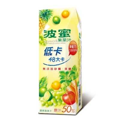 波蜜低卡果菜汁250ml(18入)/箱