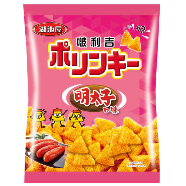 湖池屋 啵利吉三角脆酥-明太子口味 34g