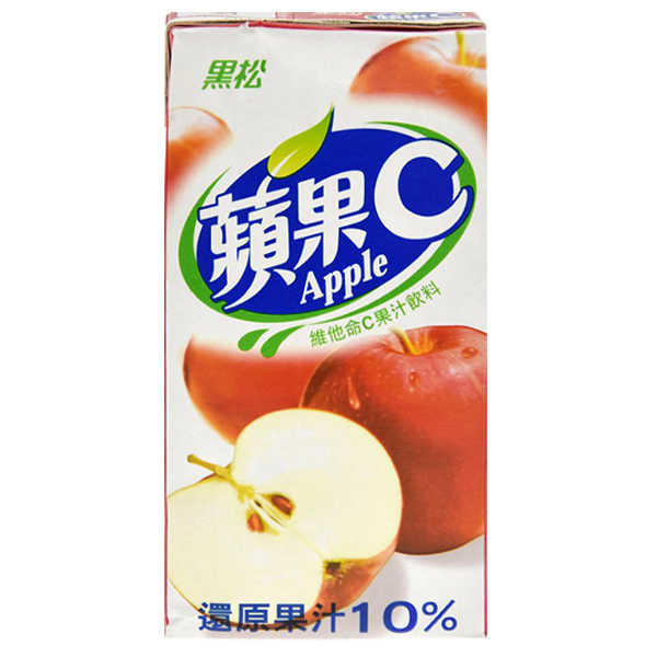 黑松蘋果C維他命C果汁飲料300ml(24入)x3箱【康鄰超市】