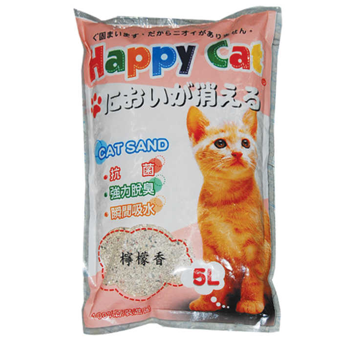 Happy Cat 貓砂(粗)-檸檬香 5L