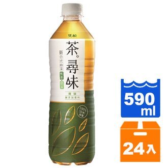 黑松茶尋味新日式無糖綠茶590ml(24入)/箱