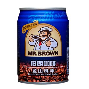 金車伯朗咖啡藍山風味240ml【康鄰超市】