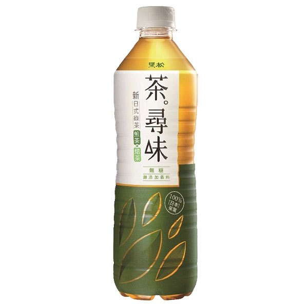 黑松茶尋味新日式無糖綠茶590ml