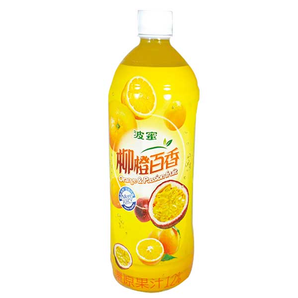 波蜜柳橙百香綜合果汁飲料980ml(12入)/箱