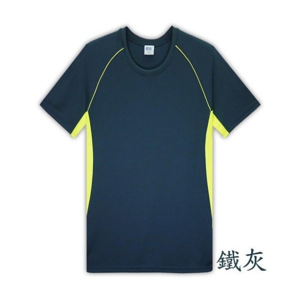 HENIS 拼接吸汗速乾短袖衫(HS-822) XL