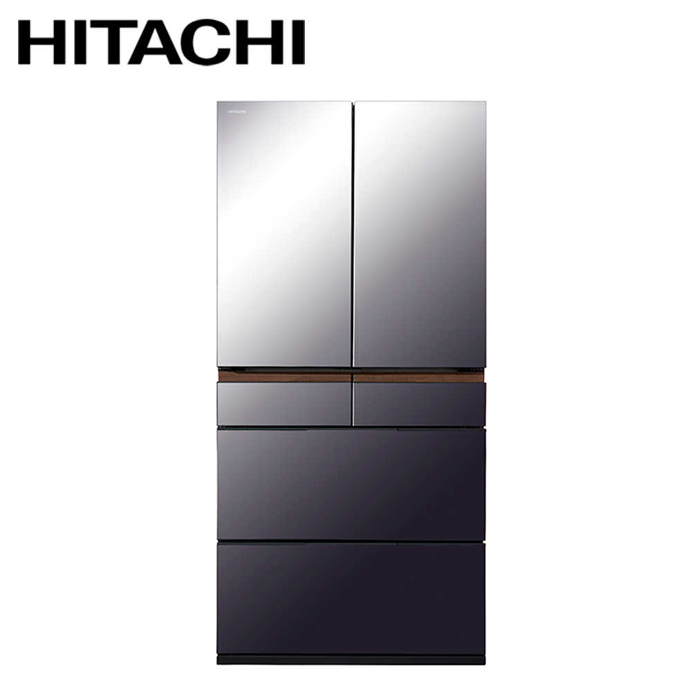 HITACHI 日立 RGG670TJ 六門冰箱 662L 玻璃 日本製 紫霧琉璃鏡
