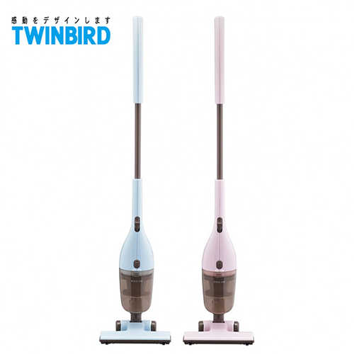 【東元眼部按摩器】TWINBIRD 雙鳥 TC-5220TW 手持直立兩用吸塵器 粉藍/粉色